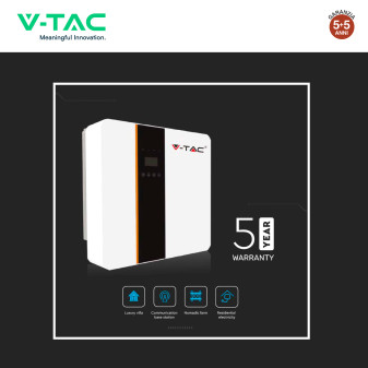 VT-6606103 Inverter 5kW Monofase Pannelli Fotovoltaici V-Tac