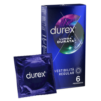Preservativi Durex Lunga Durata ad Azione Ritardante e Forma Easy-On -...