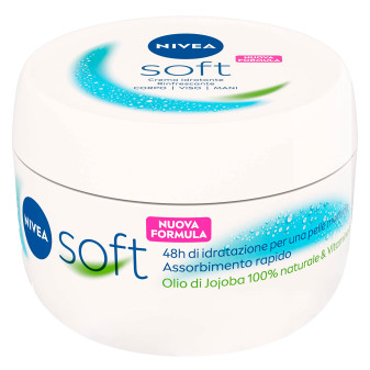 Nivea Soft Maxi Crema Idratante Rinfrescante con Olio di Jojoba e Vitamina E...