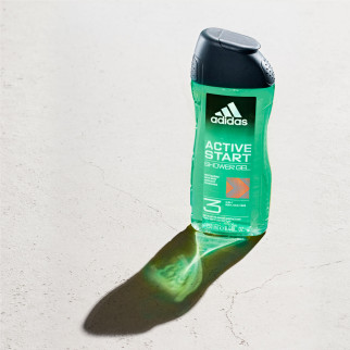 Active Start Shower Gel Uomo 3in1 Corpo Capelli Viso Adidas