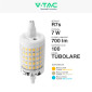 Immagine 5 - V-Tac VT-2237 Lampadina LED R7s 7W Tubolare L78 SMD - SKU 212713 / 212714 / 212715