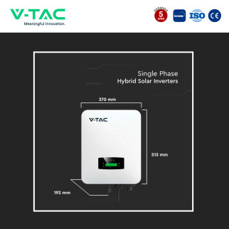 Set 14 Pannelli Solari 450W + Inverter 6kW + Accessori V-Tac