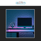Immagine 4 - V-Tac Smart VT-5050 Kit Neon Flex LED Flessibile 36W RGB IP68 Controller Alimentatore e Telecomando - Bobina da 5m - SKU 3005