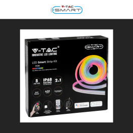 VT-5050 Kit Neon Flex LED 36W IP68 RGB 5 metri V-Tac Smart