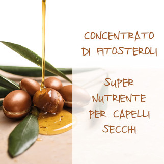 Maschera Nutriente Argan del Marocco per Capelli Secchi Omia