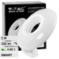 V-Tac Smart VT-5155 Lampada LED da Tavolo 5W Wi-Fi RGB+W Changing Color CCT Dimmerabile Colore Bianco - SKU 405861