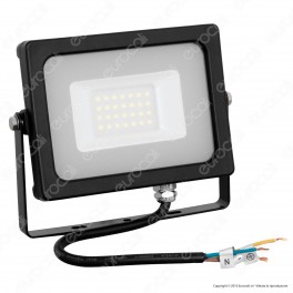 V-Tac VT-4922 Faretto LED SMD Ultrasottile 20W da Esterno Colore Nero