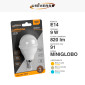 Immagine 5 - Universo Lampadina LED E14 9W MiniGlobo P45 SMD - mod. G45T-9W-C / G45T-9W-N / G45T-9W-F