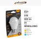 Immagine 5 - Universo Lampadina LED E27 9W MiniGlobo G45 SMD - mod. G45-9W-C / G45-9W-N / G45-9W-F