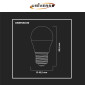 Immagine 8 - Universo Lampadina LED E27 9W MiniGlobo G45 SMD - mod. G45-9W-C / G45-9W-N / G45-9W-F
