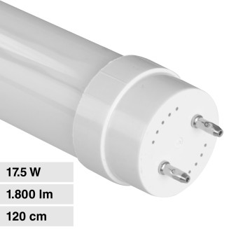 Life Tubo LED SMD 17.5W G13 Vetro Satinato 120cm con Starter