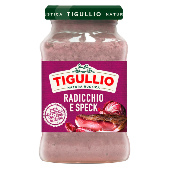 Tigullio Pesto Speciale Speck e Radicchio Vasetto 185g Star Tigullio Pesto Speciale Speck e Radicchio Vasetto 185g Star