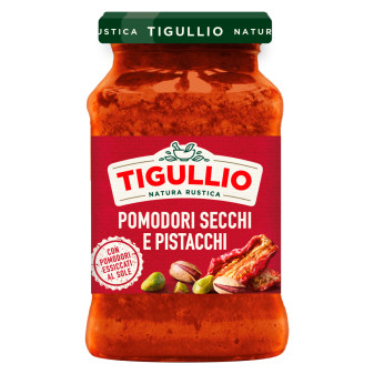 Tigullio Pesto Speciale Pomodori Secchi e Pistacchio - Vasetto da 185g