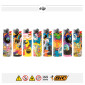 Immagine 2 - Bic Maxi J26 Accendini Grandi Fantasia Fantasy Cartoon - Box da 50 Accendini