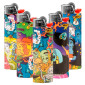Bic Maxi J26 Accendini Grandi Fantasia Fantasy Cartoon - Serie da 5 Accendini