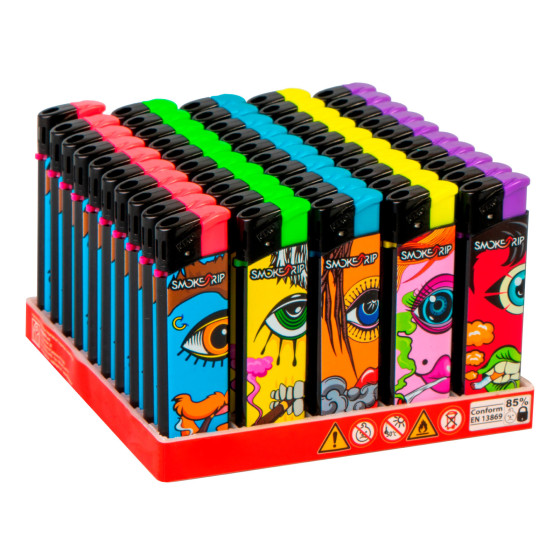 SmokeTrip Large Eyes 2 Box da 50 Accendini Elettronici SmokeTrip Large Eyes 2 Box da 50 Accendini Elettronici