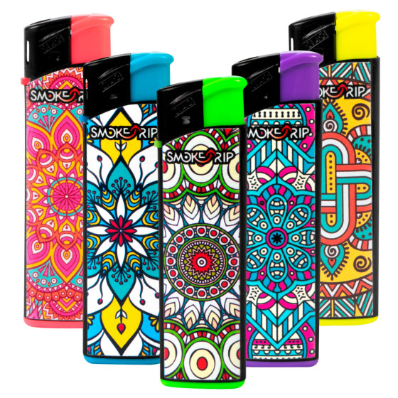 SmokeTrip Large Mandala Style 5 Accendini Elettronici SmokeTrip Large Mandala Style 5 Accendini Elettronici