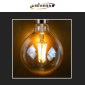 Immagine 5 - Universo Lampadina LED E27 12W Globo G125 Filament Vetro Ambrato - mod. G125-O12C