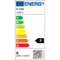 Immagine 3 - V-Tac VT-1935 Lampadina LED E27 6W Bulb A60 Frost Cross Filament - SKU 44801
