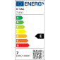 Immagine 3 - V-Tac VT-2047 Lampadina LED E27 7W Bulb A60 Frost Cross Filament - SKU 71811