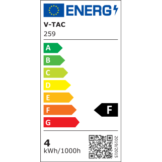 VT-255 V-Tac PRO Lampadina LED E14 4,5W Candela Chip Samsung