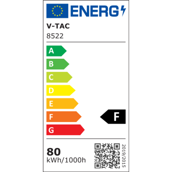 V-TAC VT-8400D-W Piantana LED 80W Touch Dimmerabile con Doppia