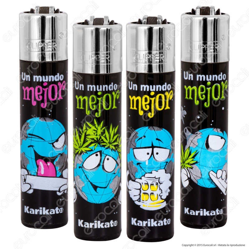 Clipper Large Fantasia Un Mundo Mejor - 4 Accendini [TERMINATO]