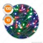 Catena Luminosa PLB 100 Luci LED Reflex Multicolore Prolungabile - per Interno e Esterno [TERMINATO]