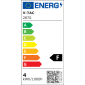 Immagine 11 - V-Tac VT-2304D Lampadina LED E14 4W Candle Bulb C35 Candela Filament Dimmerabile Vetro Trasparente - SKU 2870