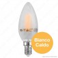 Immagine 2 - V-Tac VT-2054D Lampadina LED E14 4W Candela White Filamento