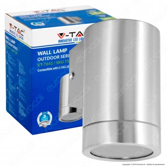 V-Tac VT-7641 Portalampada Wall Light da Muro per Lampadine GU10 -
