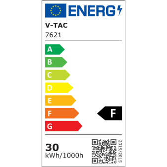 VT-8630 Plafoniera LED 30W Rotonda SMD IP44 Bianca V-Tac