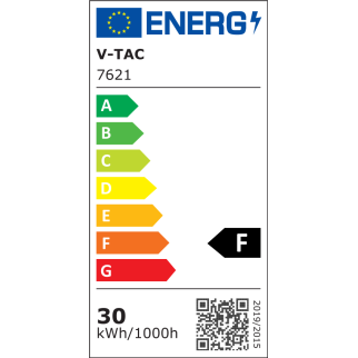 VT-8630 Plafoniera LED 30W Rotonda SMD IP44 Bianca V-Tac