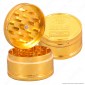 Grinder Tritatabacco 3 Parti in Metallo - Moneta d&#039;Oro [TERMINATO]