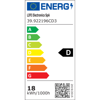 Lampadina LED E27 18W Globo G125 Filamento Dimmerabile Life