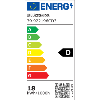 Lampadina LED E27 18W Globo G125 Filamento Dimmerabile Life