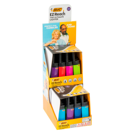 Bic EZ Reach con Bacchetta - Box da 40 Accendini Elettronici Bic EZ Reach con Bacchetta - Box da 40 Accendini Elettronici