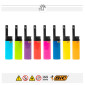 Immagine 2 - Bic EZ Reach Ultimate Lighter Accendini Elettronici a Tinta Unita con Bacchetta Multiuso - Box da 40 Accendini