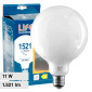 Immagine 1 - Life Lampadina LED E27 11W Globo G125 Filament Milky - mod. 39.920389CM30 / 39.920389NM