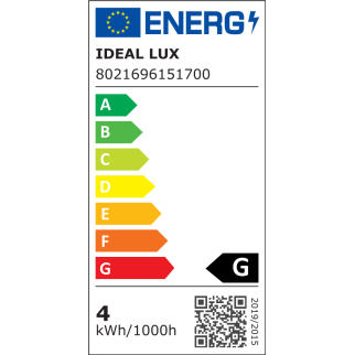 Acquista Ideal Lux Lampadina LED Vintage E27 4W Tubolare