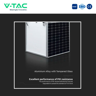 31 Pannelli Solari Fotovoltaici VT-450 36V 450W 144 Celle IP68 V-Tac