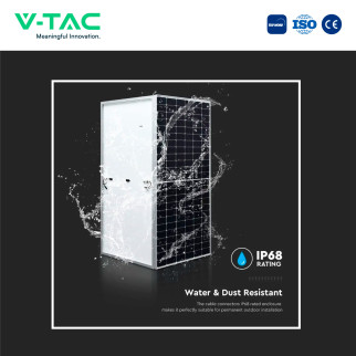 31 Pannelli Solari Fotovoltaici VT-450 36V 450W 144 Celle IP68 V-Tac