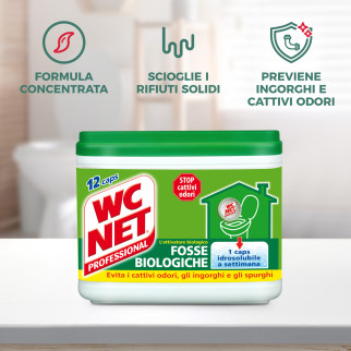 Fosse Biologiche 12 Caps Idrosolubili WC Net Professional