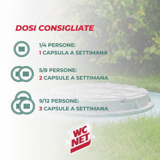 Fosse Biologiche 12 Caps Idrosolubili WC Net Professional