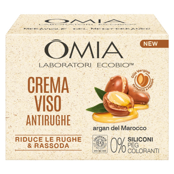 Crema Viso Antirughe Rassodante con Olio di Argan Bio Omia Crema Viso Antirughe Rassodante con Olio di Argan Bio Omia