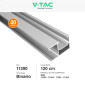 Immagine 6 - V-Tac Kit Struttura in Alluminio per Montaggio di 10 Pannelli Solari Fotovoltaici 35mm da 400W a 550W per Tetto a Falda