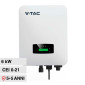 Immagine 1 - V-Tac VT-6607106 Inverter Fotovoltaico Monofase Ibrido On-Grid / Off-Grid 6kW IP65 con Display Certificato CEI 0-21 - SKU 11514