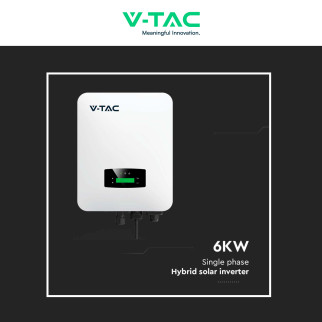 VT-6607106 Inverter 6kW Monofase Pannelli Fotovoltaici V-Tac