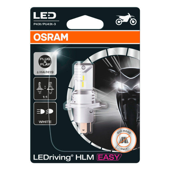 Lampadina LED Moto LEDriving HLM Easy H4/H19 12V 18/19W Osram