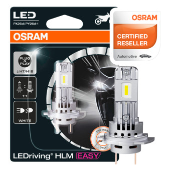 Osram LEDriving HLM Easy Moto LED 16.2W Fari 12V - Lampadina H7/H18